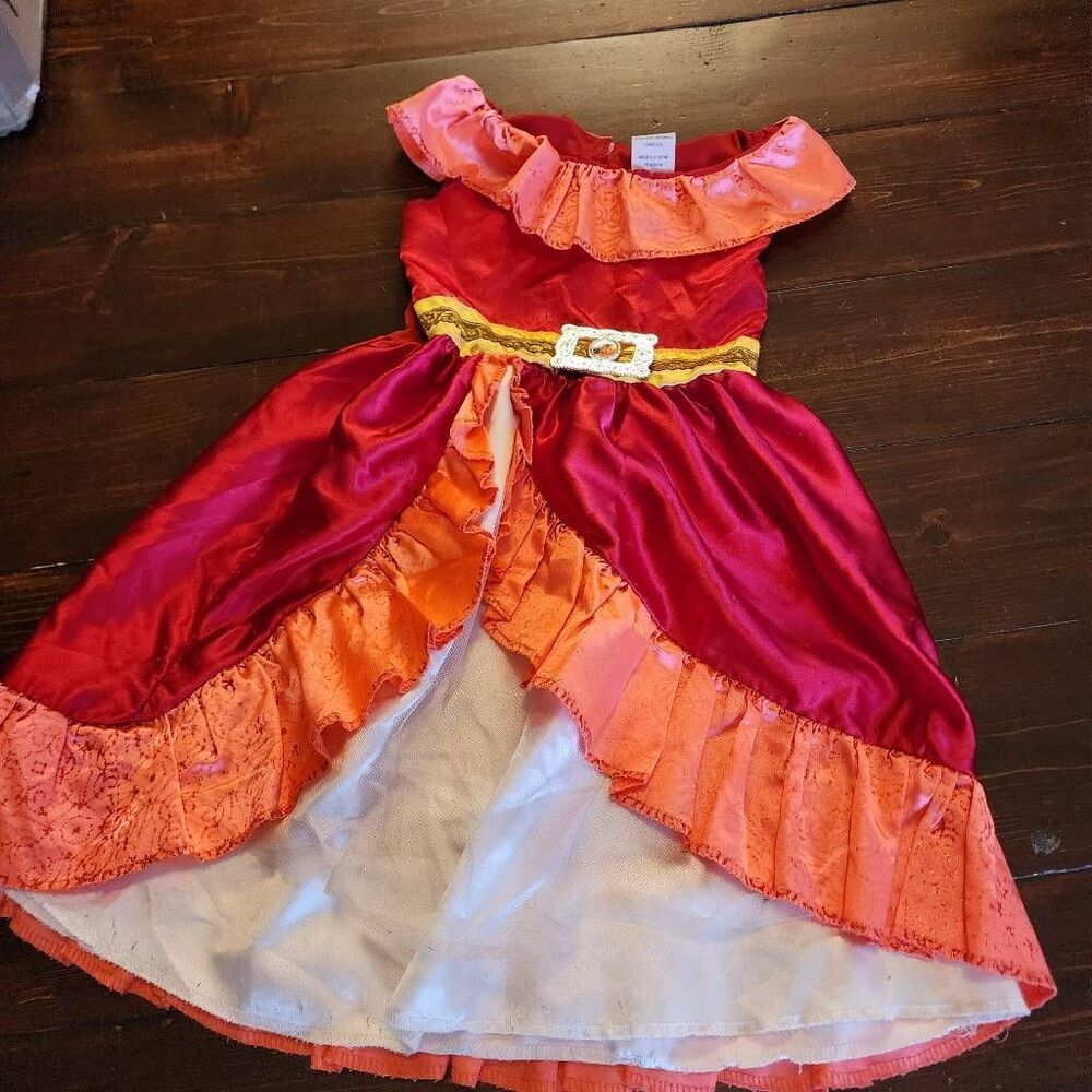 Disney Princess Elena of Avalor Dress Up Costume Size 4-6X